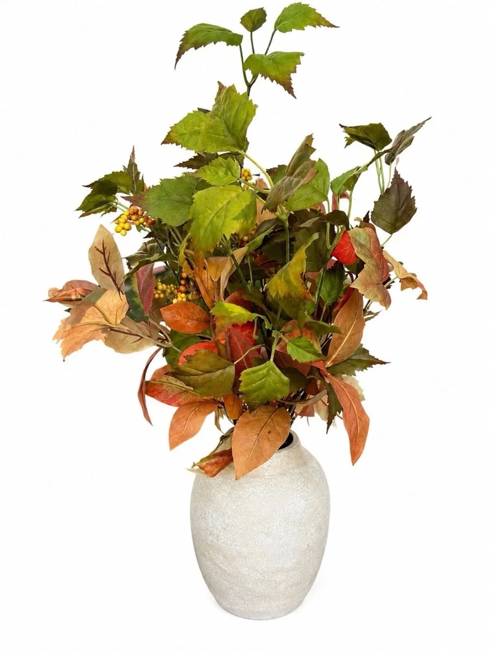 18 in Fall Artificial Leaf Arrangement Vase - Threshold designed w Studio McGee